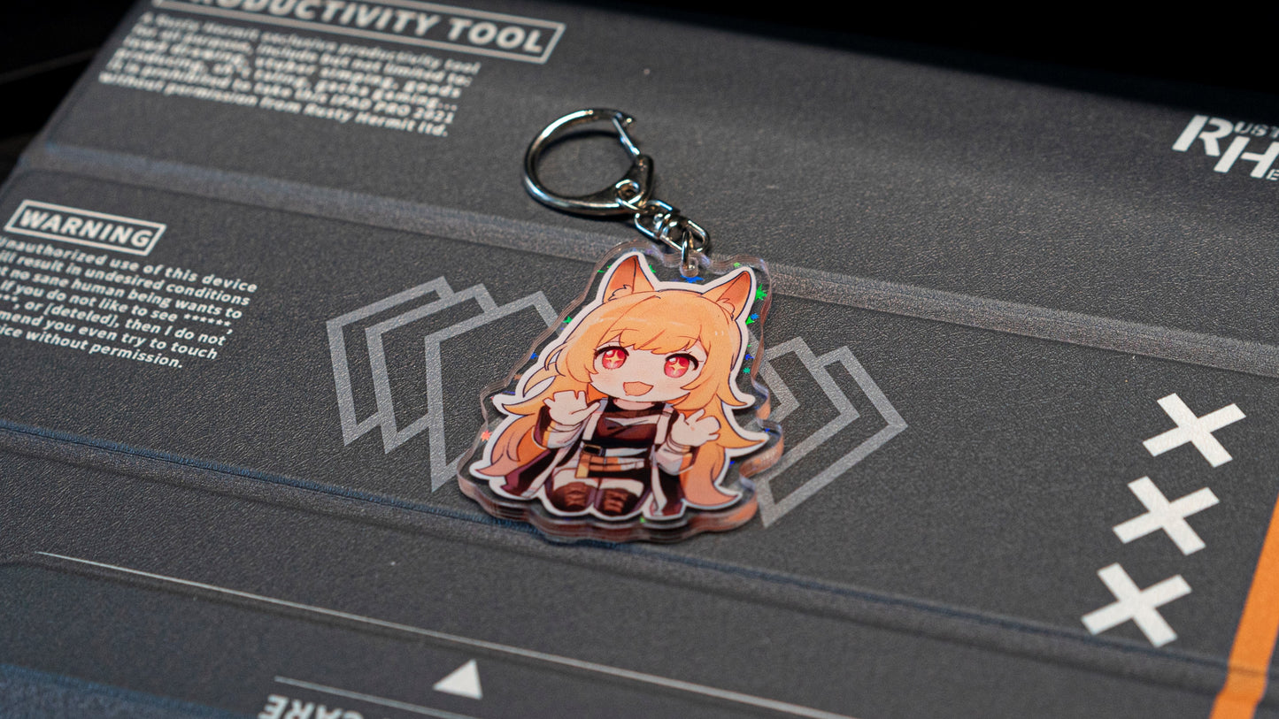 Arknights Ceobe Acrylic Keychain - RustyHermit