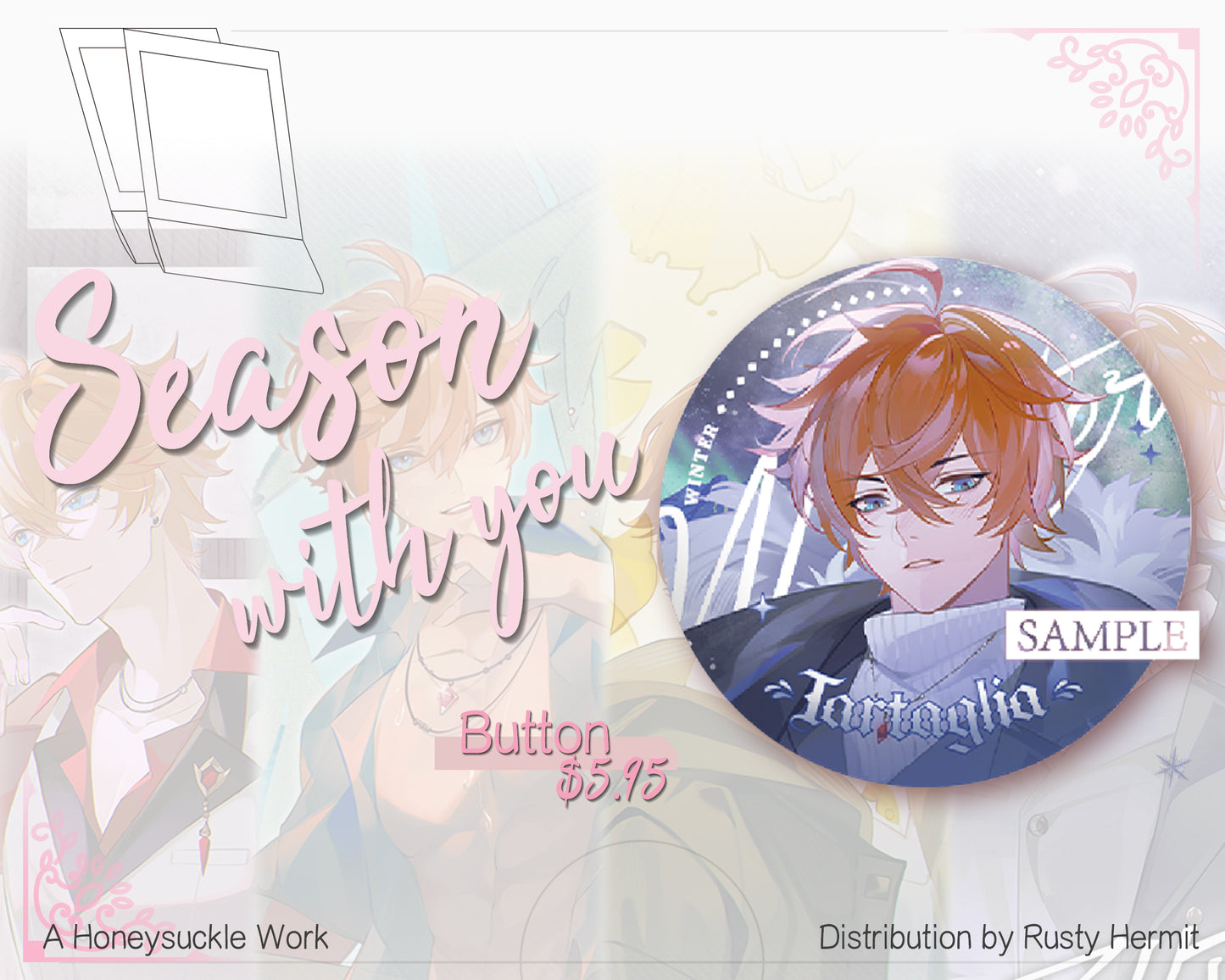 Genshin Impact Childe *Season with You* Button