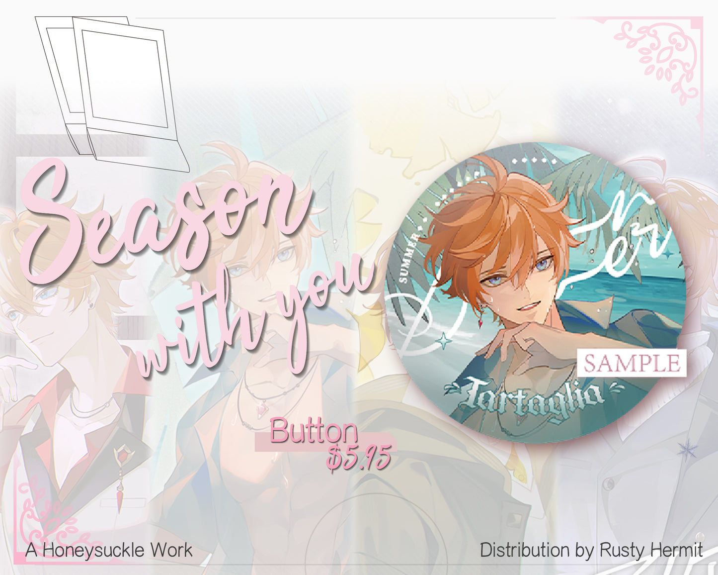 Genshin Impact Childe *Season with You* Button