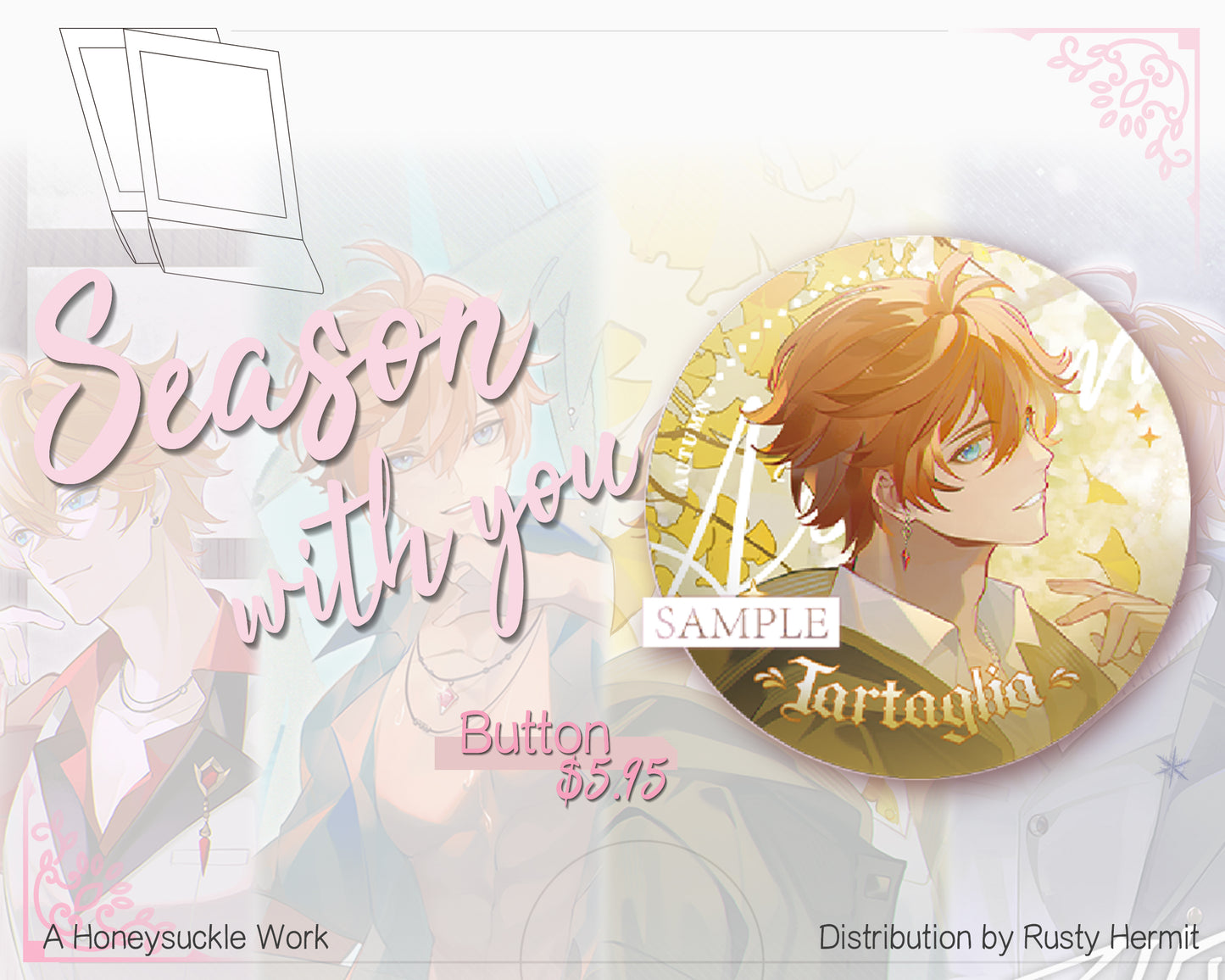 Genshin Impact Childe *Season with You* Button