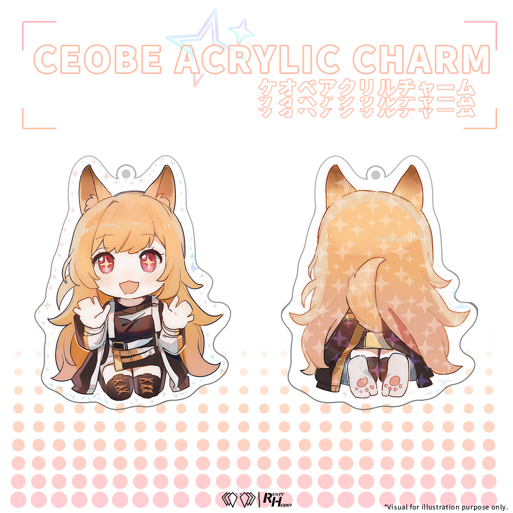 Arknights Ceobe Acrylic Keychain - RustyHermit
