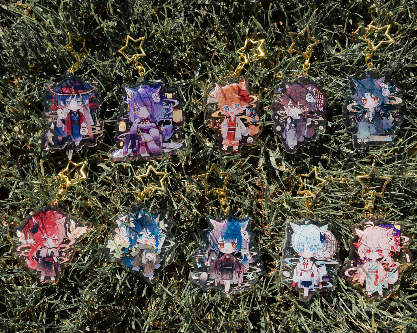 *Kimono* Series Acrylic Keychain