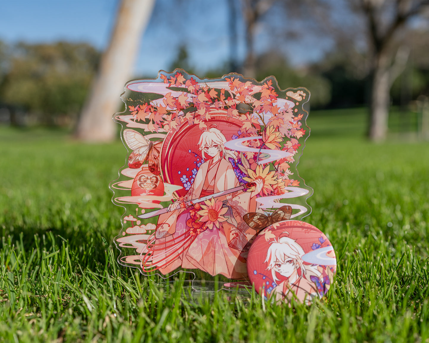 *Concealing Cloud* Series Acrylic Standee Button set