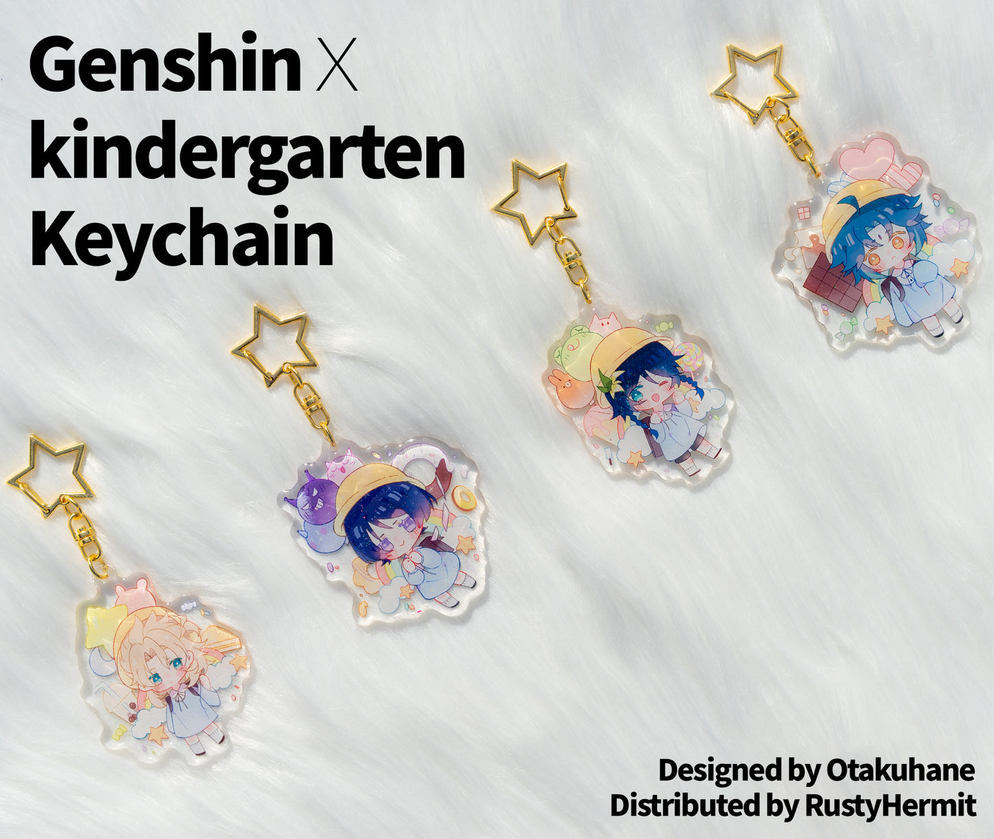 *Balloon Kindergarten* Series Acrylic Keychain