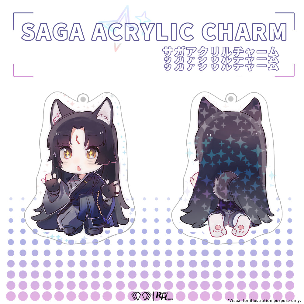 Arknights Saga Acrylic Keychain - RustyHermit