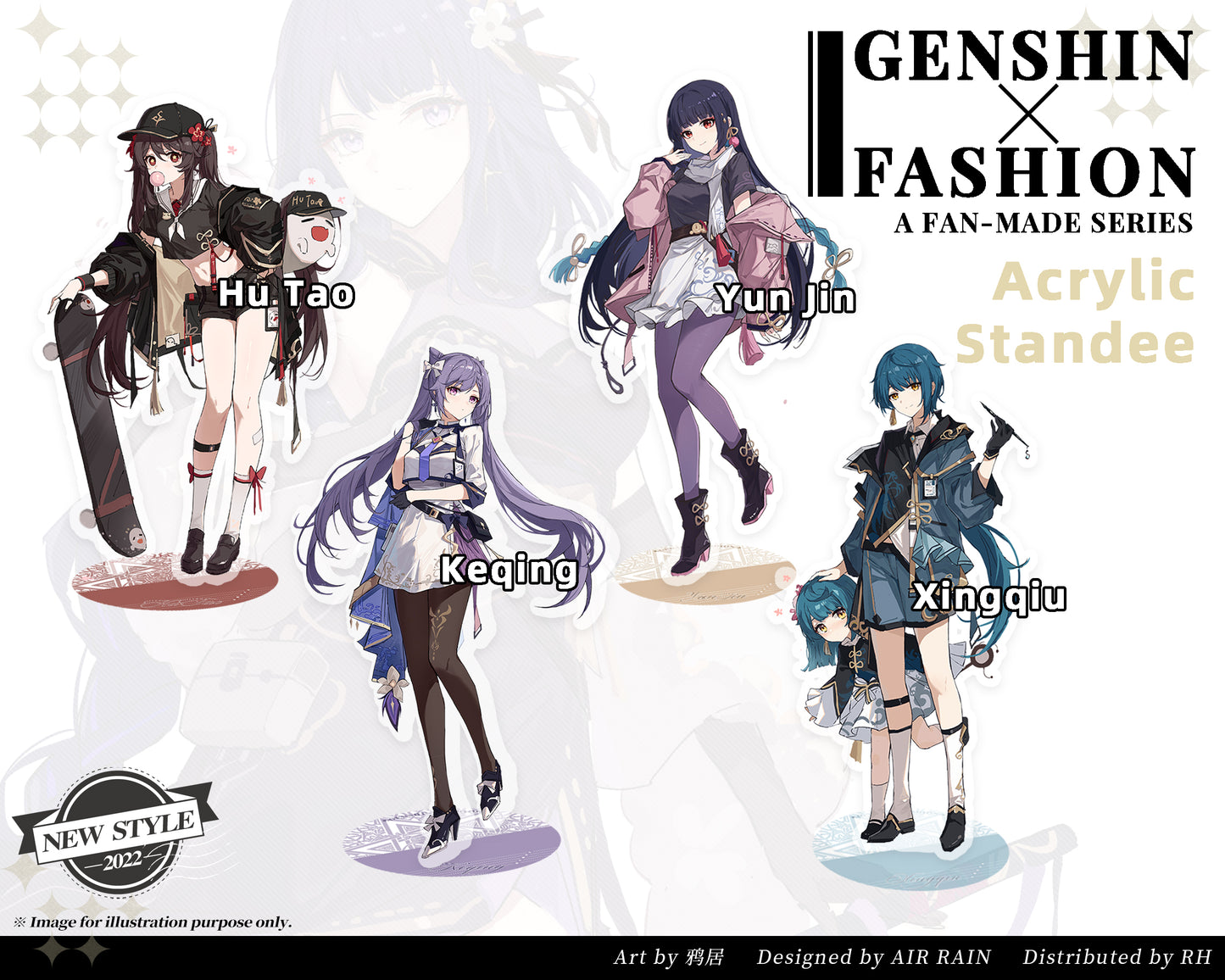 Genshin Impact *Fashion* Series Character Standee