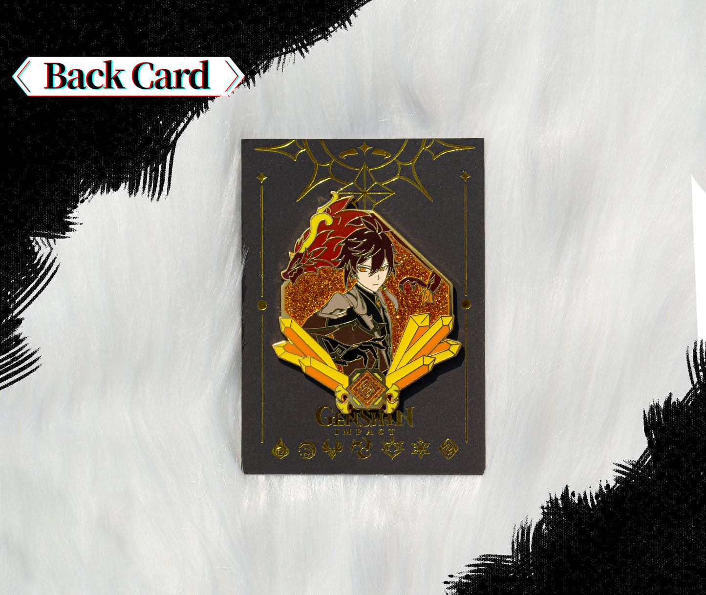Zhongli Enamel Pin
