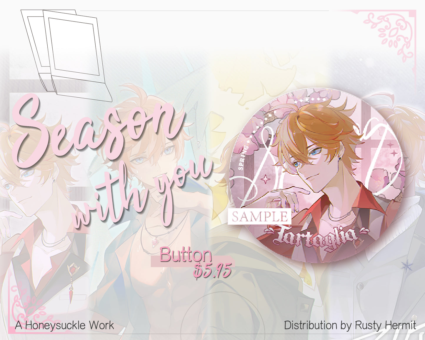 Genshin Impact Childe *Season with You* Button
