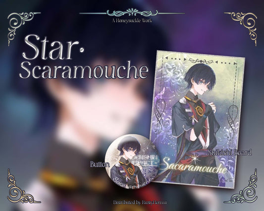 Genshin Impact *Star·Scaramouche* Series Button/Shikishi Board
