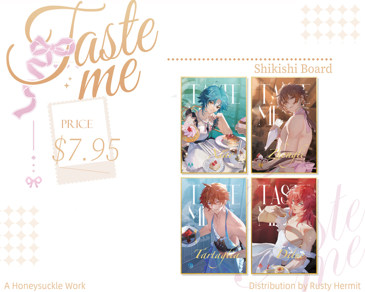 Genshin Impact *Taste me* Serise Button/Shikishi Board