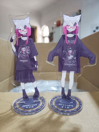 Really Big Kawaii Glasses Neko Acrylic Standee