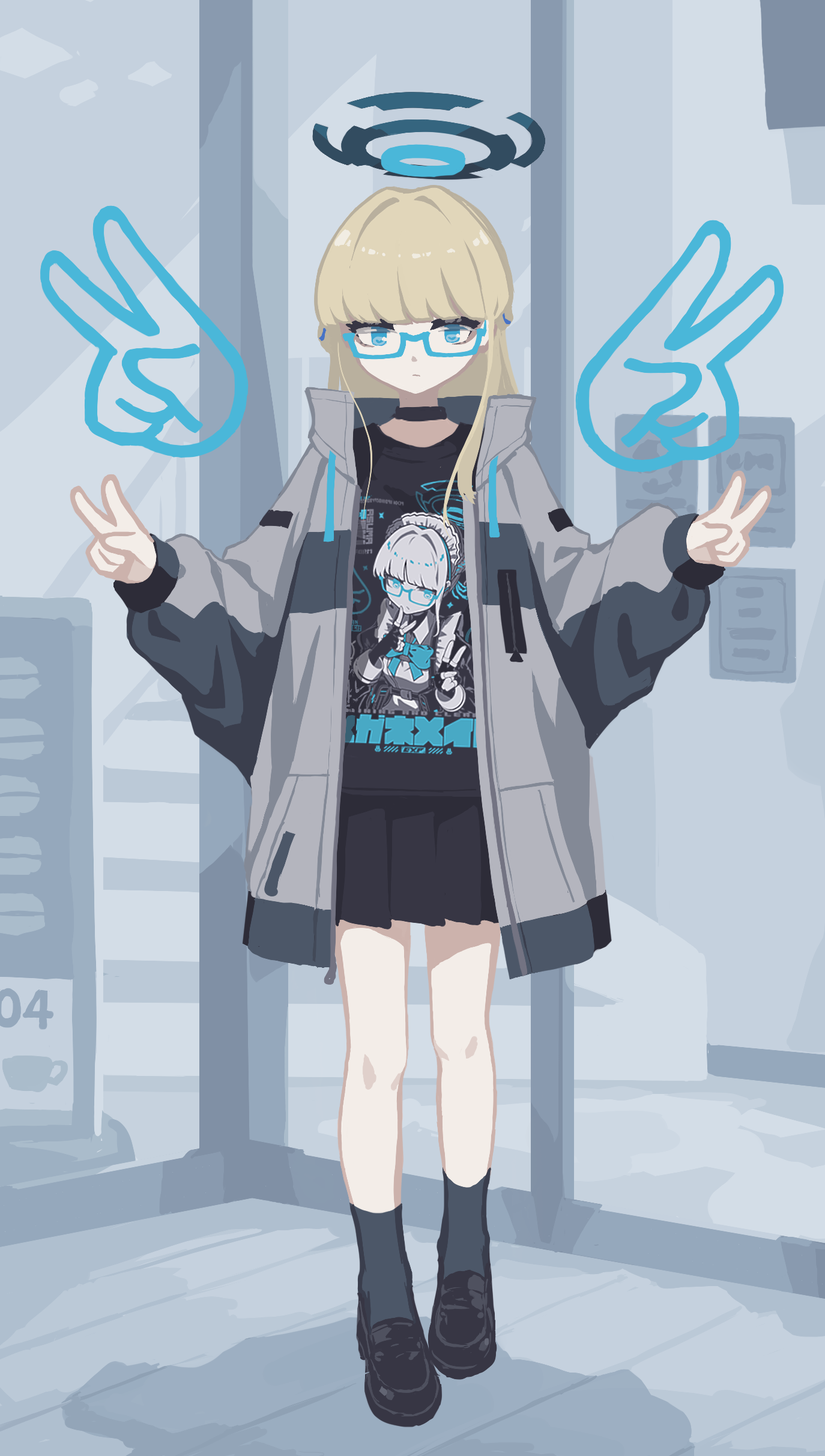 Blue Archive  Glasses Asuma Toki T-Shirt