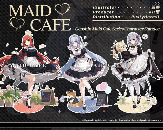 Genshin Impact Character Standee *Maid Cafe* Series