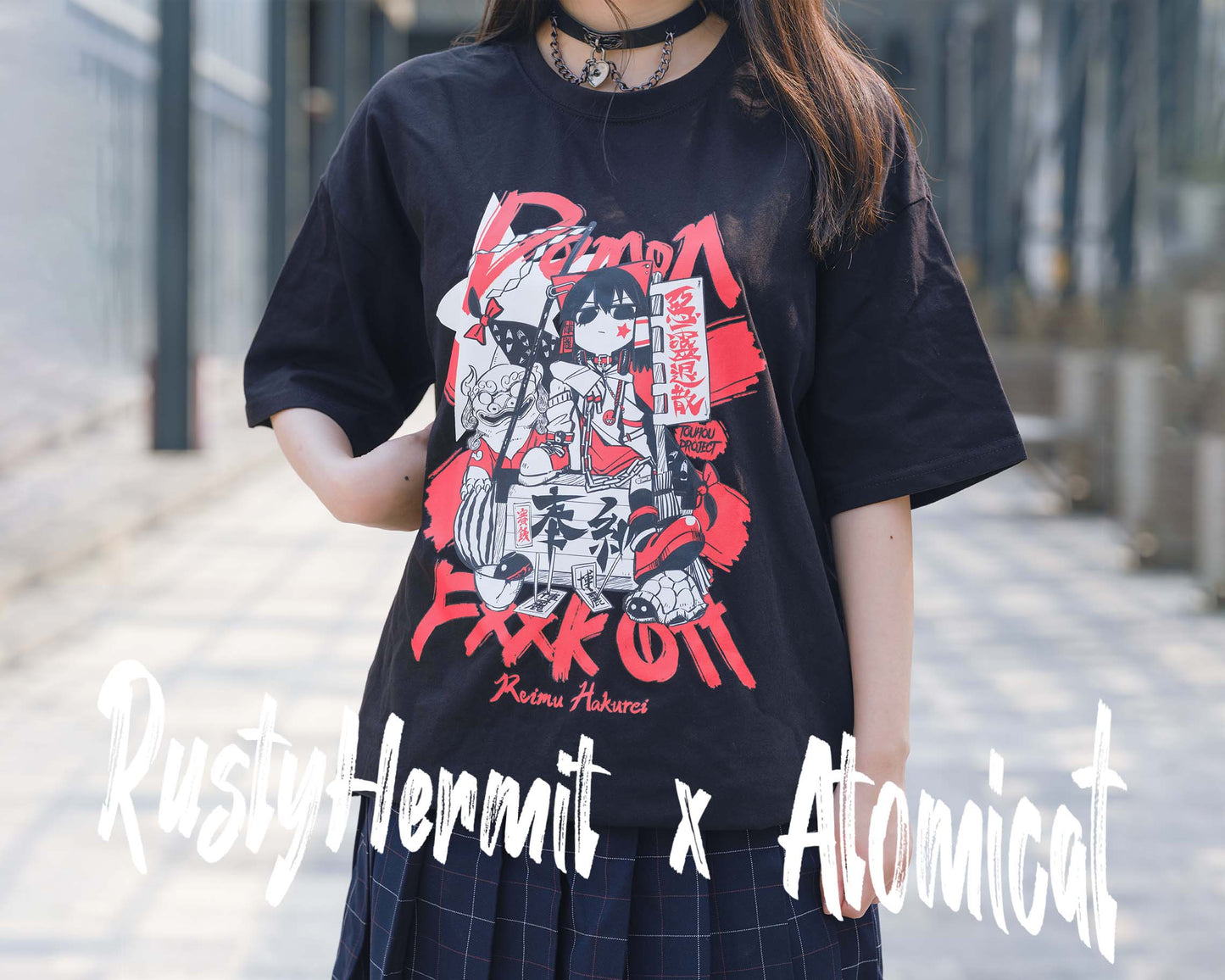 【AtomiCat x RH】Reimu Hakurei T-Shirt V1.5
