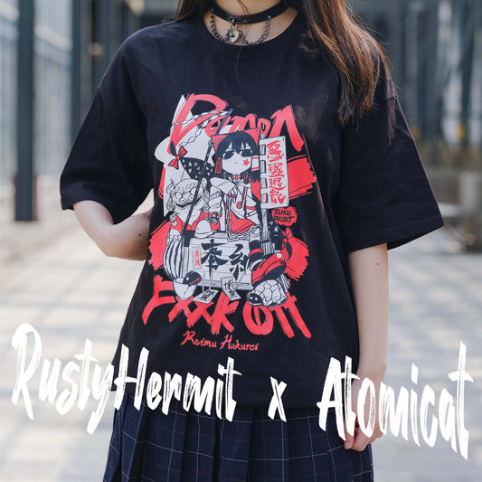 AtomiCat x RustyHermit Hakurei Reimu T-Shirt
