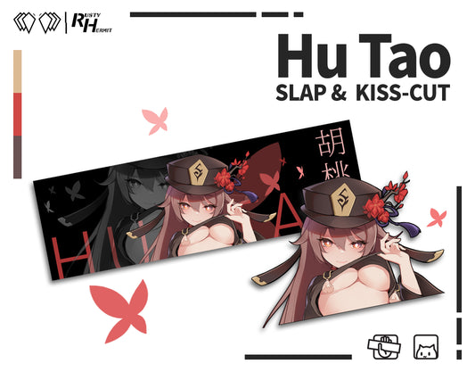 Hu Tao Kiss-cut + Slap