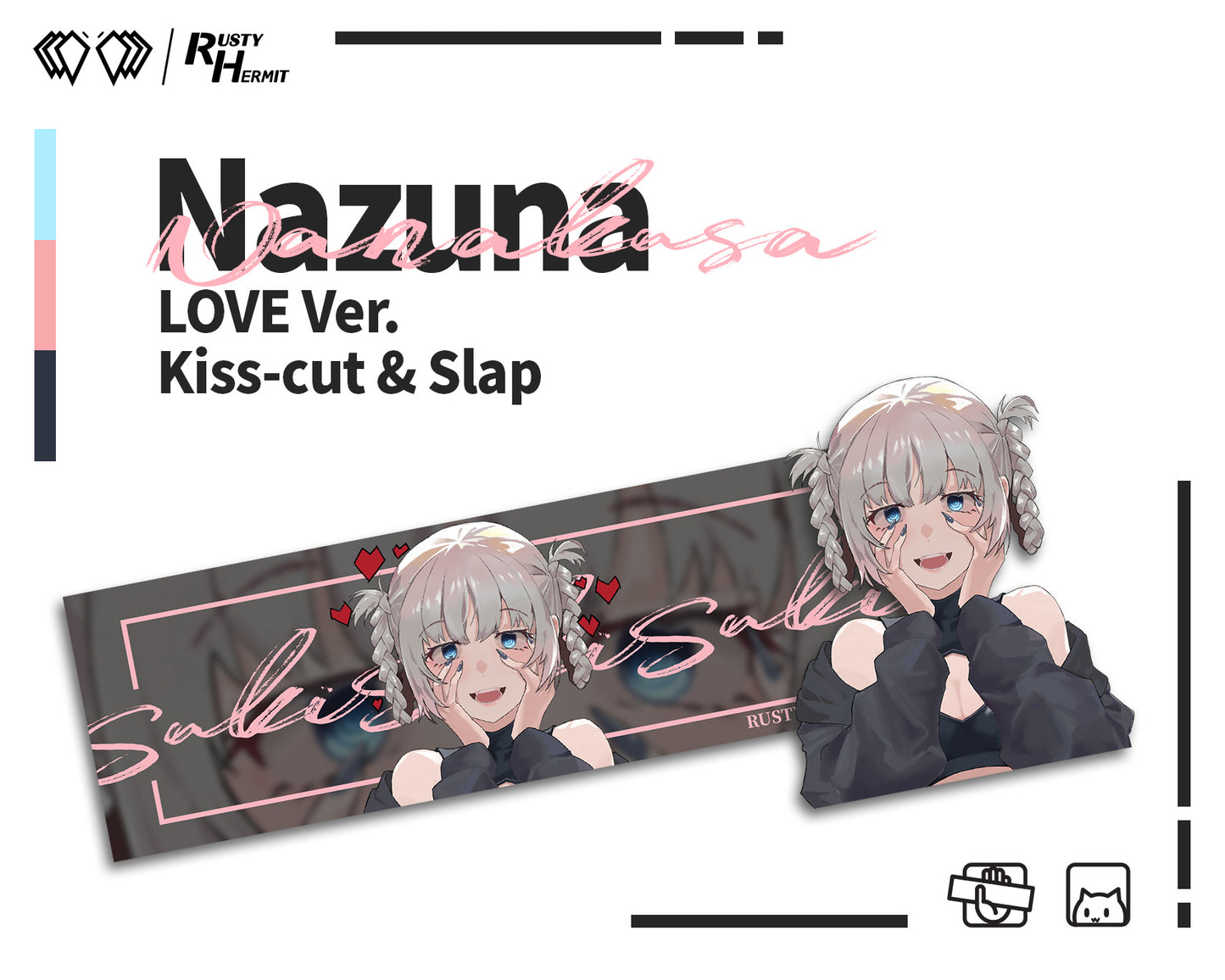 Nazuna Love Kiss-cut + Slap