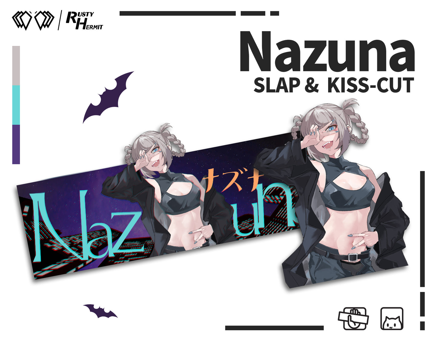 Nazuna Kiss-cut + Slap