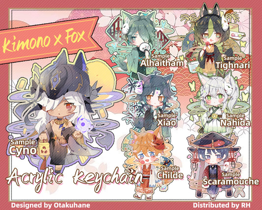 *Kimono* Series Acrylic Keychain