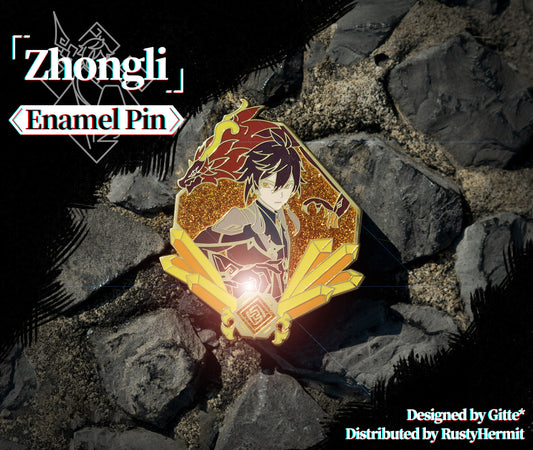 Zhongli Enamel Pin